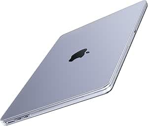 Soonjet Invisible Armor para Funda Macbook Air 15 Pulgadas M2 2023 A2941 [Protección Ultradelgada N.º 1] [Igual Que el MacBook Desnudo] Carcasa Protectora Rígida Case - Mate Transparente