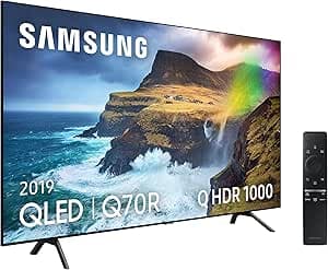 SAMSUNG QLED 4K 2019 65Q70R - Smart TV de 65" con Resolución 4K UHD, Direct Full Array, Q HDR 1000, Inteligencia Artificial 4K, One Remote Control, Apple TV y Compatible con Alexa