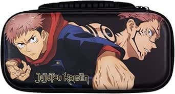 Konix Jujutsu Kaisen Funda Protectora y de Transporte para Consolas Nintendo Switch, Switch Lite y Switch OLED - Capacidad para 8 Juegos - Negro
