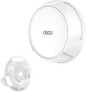 XLTTYWL Deco - Kit de montaje en pared WiFi 7, Deco BE23/BE25/BE3600/BE5000, soporte de montaje en enrutador optimiza el espacio y la gestión de cables para TP Decos 7 sistema Wi-Fi de malla WiFi 7 de