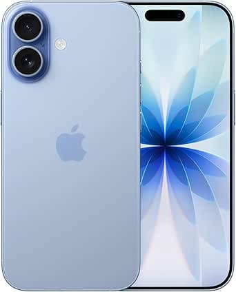 Apple iPhone 17 de 256 GB: Pantalla de 6,3 Pulgadas con Promotion, Chip A19, cámara Frontal Center Stage, Mayor Resistencia a los arañazos, autonomía para el día Entero; Azul neblina