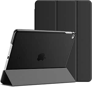 JETech Funda para iPad Air 2, Carcasa con Soporte Función, Auto-Sueño/Estela (Negro)