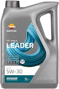 REPSOL Aceite de motor 5W-30 Leader Aceite para motor ACEA C2 ACEA C3 API SN API CF C2 C3 5L