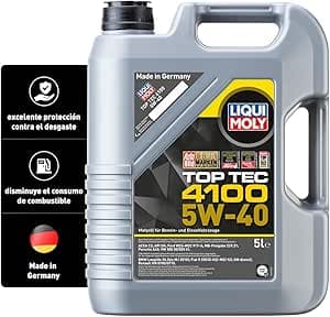 LIQUI MOLY Top Tec 4100 5W-40 | 5 L | Tecnología de síntesis Aceite de motor | 9511
