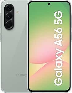 Samsung Galaxy A56 5G 256GB, Teléfono Móvil, 8GB RAM, 50MP Cámara, Oliva, Garantía del Fabricante 3 Años + 1 Año Extra
