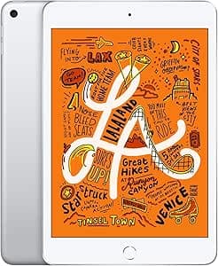 2019 Apple iPad Mini (7,9-pulgadas, Wi-Fi, 256GB) Plata (Reacondicionado)