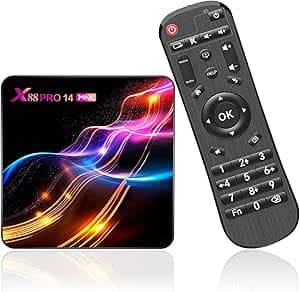 Android TV Box 14.0,Android Box 4GB RAM 64GB ROM RK3528 Quad-Core 64bit Cortex-A53, 2025 TV Box Support 4K 2.4G /5G Dual-Band WiFi Ethernet 10/100MUSB 3.0/2.0 Smart Box