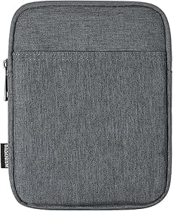 Dadanism 6-7 Pulgadas Funda Bolsa Protectora para Nuevo 7" Kindle Paperwhite y Kindle Colorsoft Signature Edition, 6" Kindle 11.ª Gen, 6" Kobo Clara BW/Colour, Kindle Oasis E-Reader, Gris Espacial