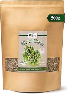 Biojoy Té de Ajenjo BÍO (500 g), secada y cortada, para infusión (Artemisia absinthium)
